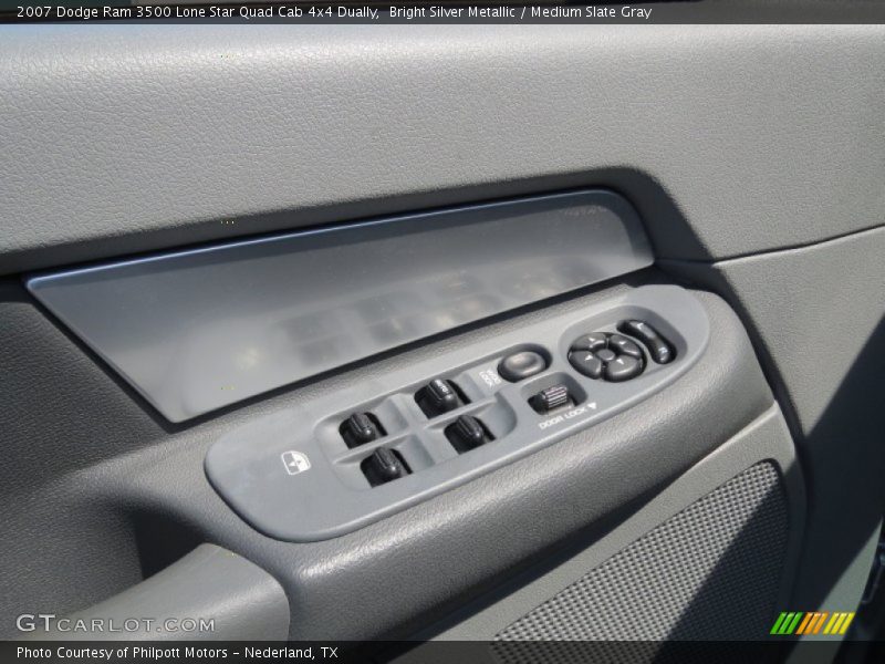 Bright Silver Metallic / Medium Slate Gray 2007 Dodge Ram 3500 Lone Star Quad Cab 4x4 Dually