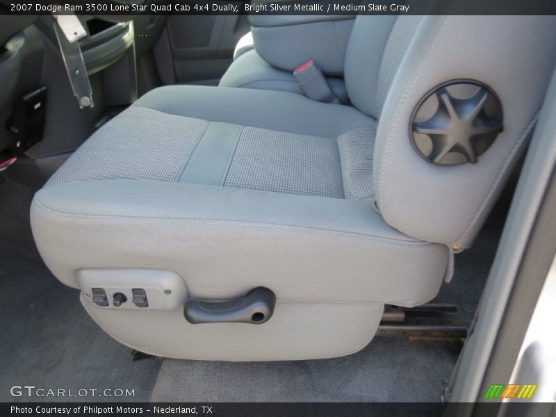 Bright Silver Metallic / Medium Slate Gray 2007 Dodge Ram 3500 Lone Star Quad Cab 4x4 Dually
