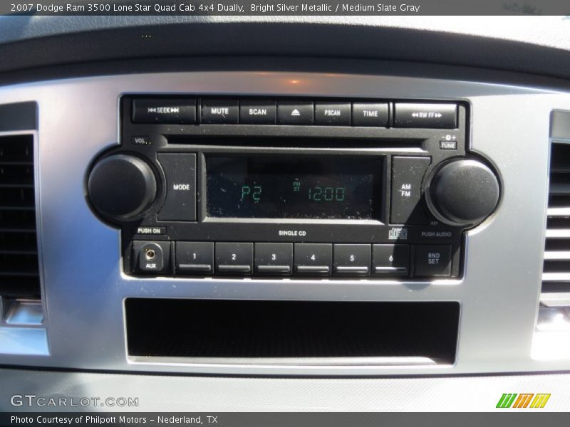 Bright Silver Metallic / Medium Slate Gray 2007 Dodge Ram 3500 Lone Star Quad Cab 4x4 Dually