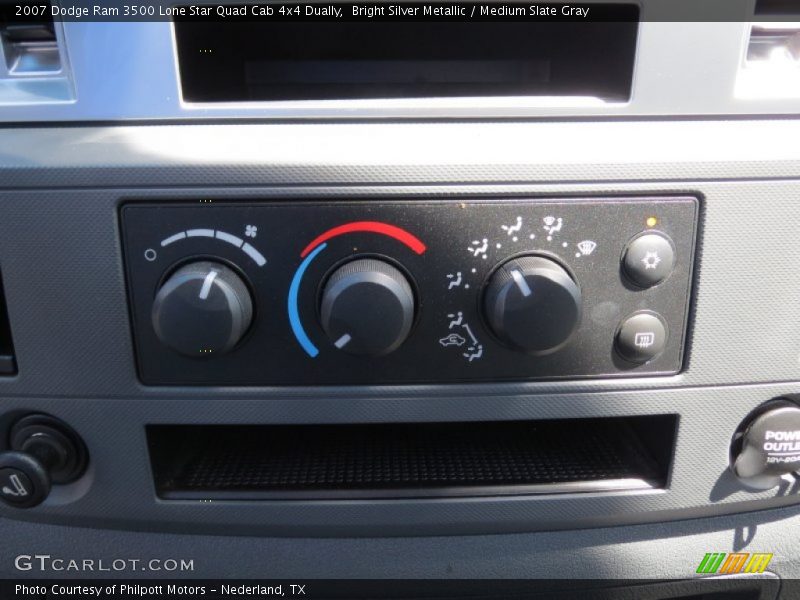 Bright Silver Metallic / Medium Slate Gray 2007 Dodge Ram 3500 Lone Star Quad Cab 4x4 Dually