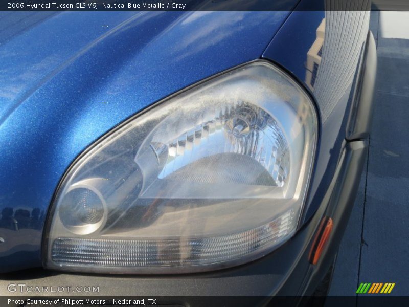 Nautical Blue Metallic / Gray 2006 Hyundai Tucson GLS V6