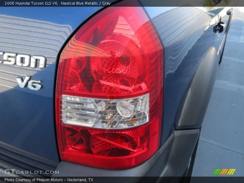 Nautical Blue Metallic / Gray 2006 Hyundai Tucson GLS V6