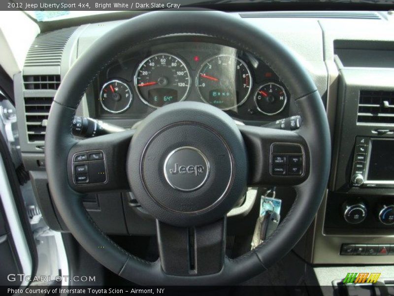 Bright White / Dark Slate Gray 2012 Jeep Liberty Sport 4x4