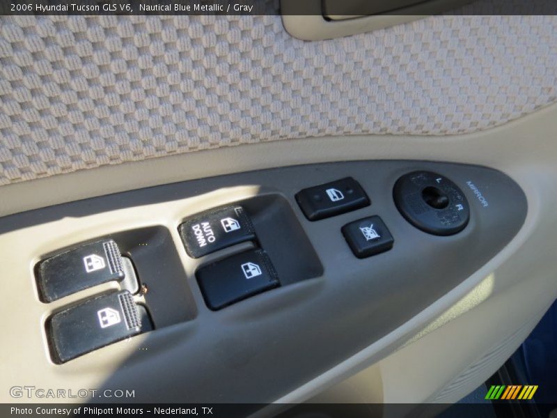 Nautical Blue Metallic / Gray 2006 Hyundai Tucson GLS V6