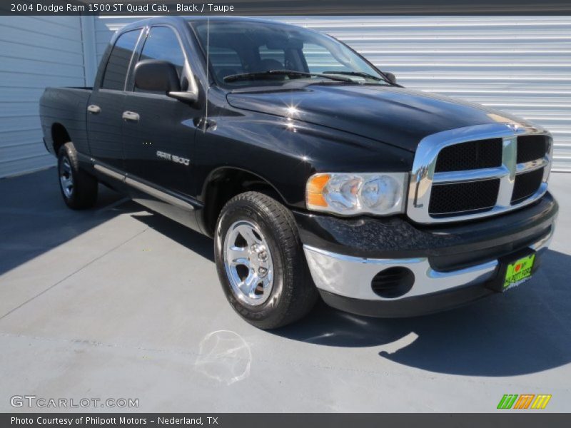 Black / Taupe 2004 Dodge Ram 1500 ST Quad Cab