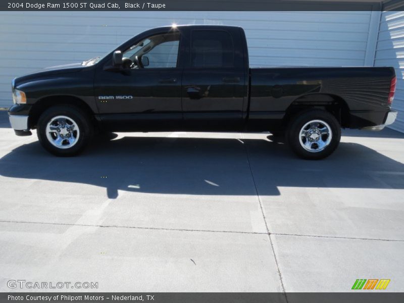 Black / Taupe 2004 Dodge Ram 1500 ST Quad Cab