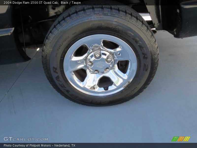 Black / Taupe 2004 Dodge Ram 1500 ST Quad Cab
