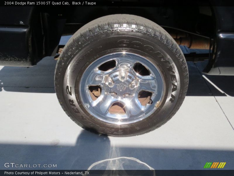 Black / Taupe 2004 Dodge Ram 1500 ST Quad Cab