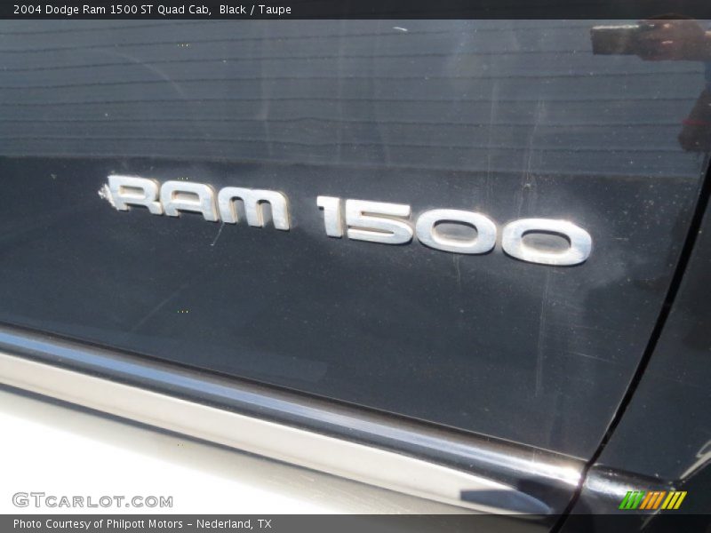Black / Taupe 2004 Dodge Ram 1500 ST Quad Cab