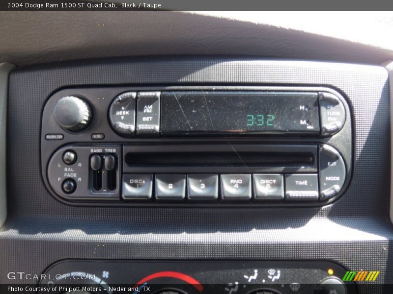 Black / Taupe 2004 Dodge Ram 1500 ST Quad Cab