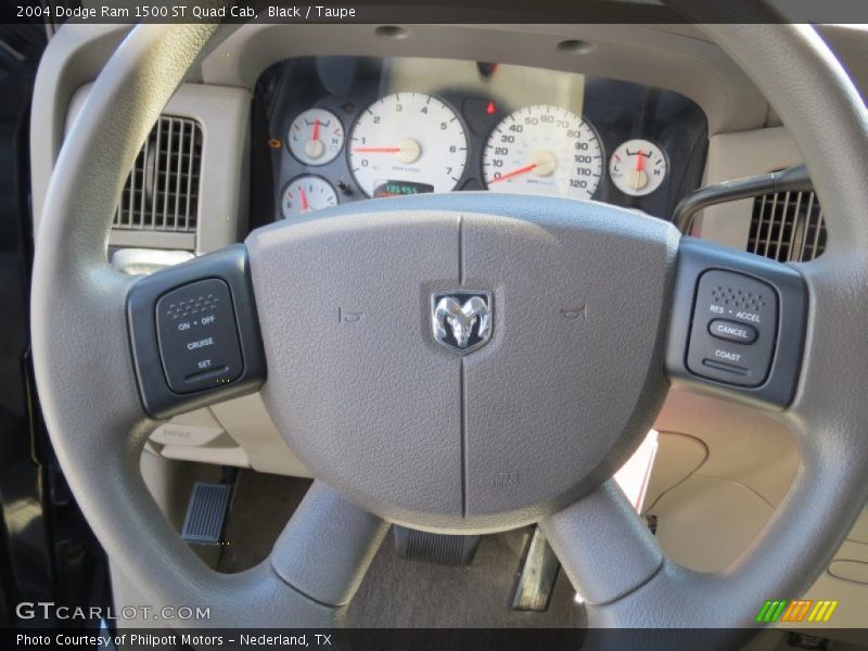 Black / Taupe 2004 Dodge Ram 1500 ST Quad Cab