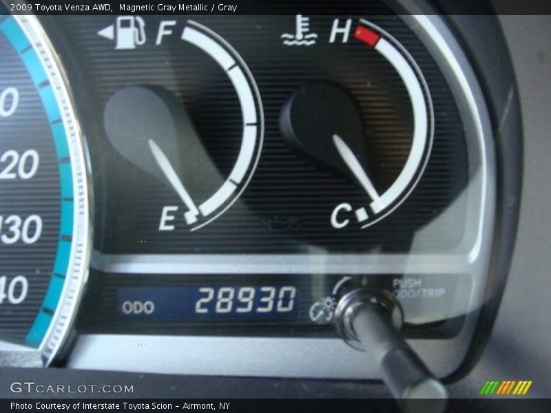 Magnetic Gray Metallic / Gray 2009 Toyota Venza AWD