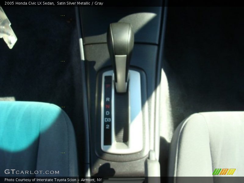 Satin Silver Metallic / Gray 2005 Honda Civic LX Sedan