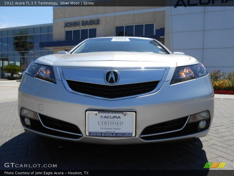 Silver Moon / Ebony 2012 Acura TL 3.5 Technology