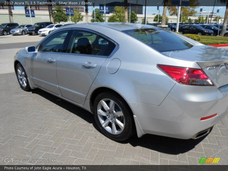 Silver Moon / Ebony 2012 Acura TL 3.5 Technology