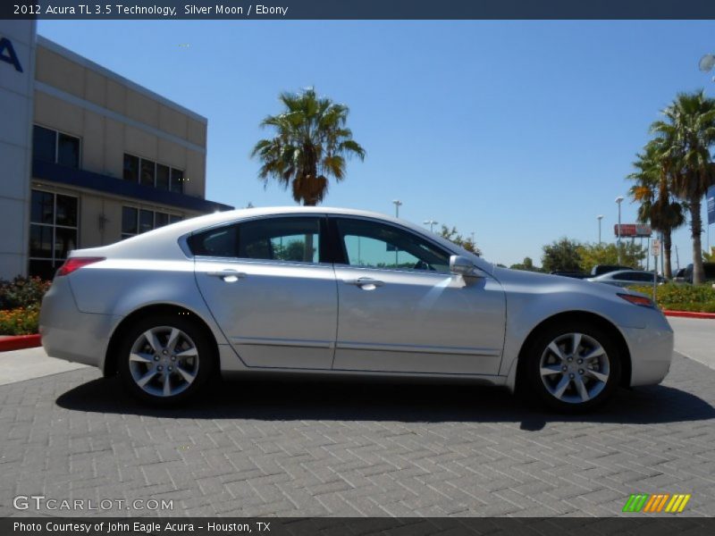 Silver Moon / Ebony 2012 Acura TL 3.5 Technology
