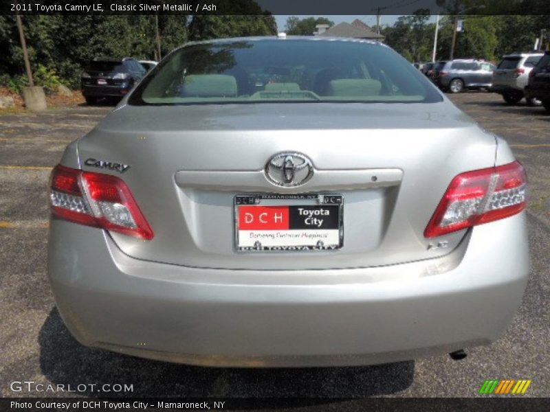 Classic Silver Metallic / Ash 2011 Toyota Camry LE
