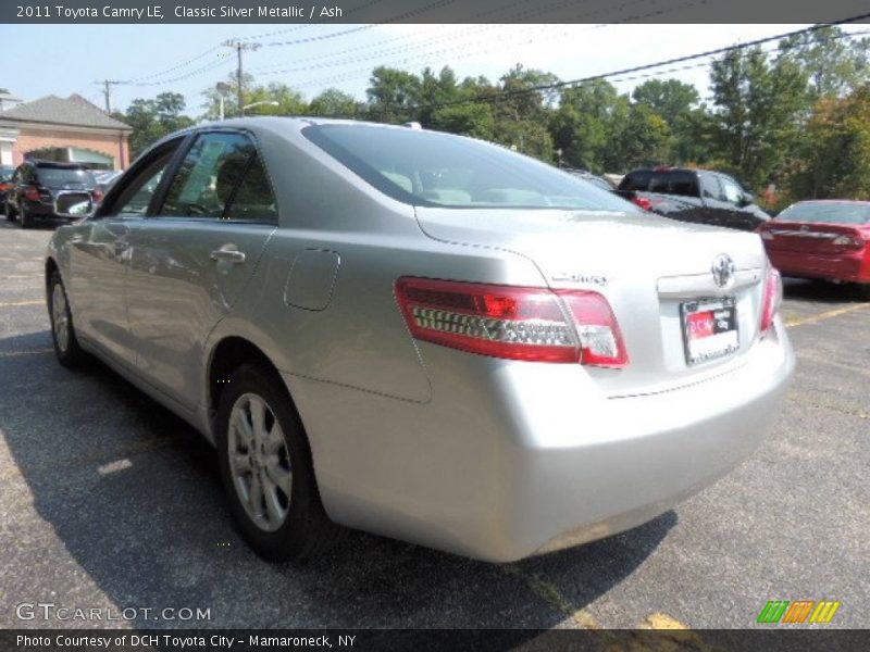 Classic Silver Metallic / Ash 2011 Toyota Camry LE