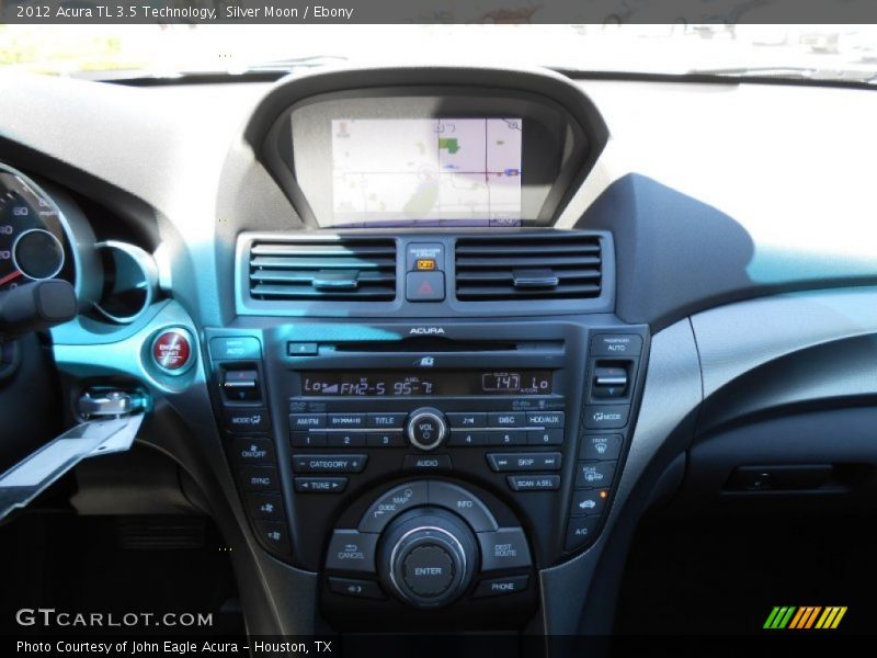 Silver Moon / Ebony 2012 Acura TL 3.5 Technology