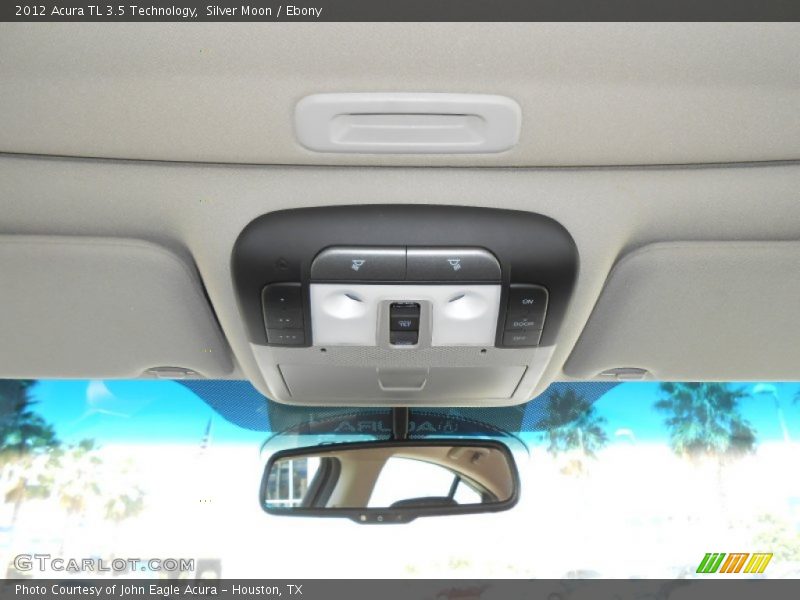 Silver Moon / Ebony 2012 Acura TL 3.5 Technology