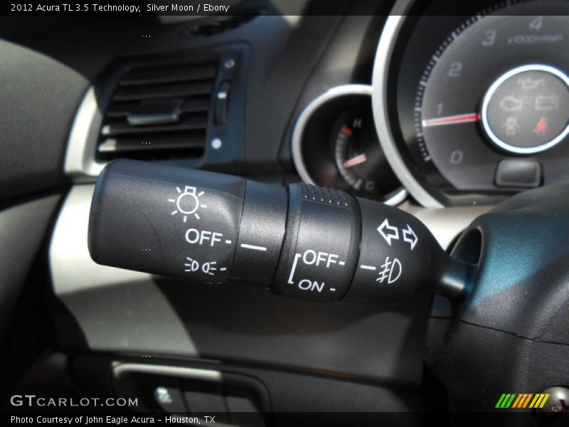 Silver Moon / Ebony 2012 Acura TL 3.5 Technology