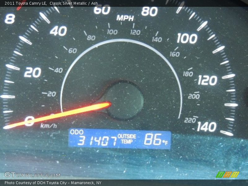 Classic Silver Metallic / Ash 2011 Toyota Camry LE