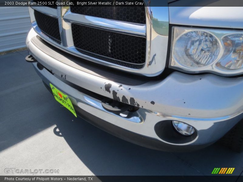 Bright Silver Metallic / Dark Slate Gray 2003 Dodge Ram 2500 SLT Quad Cab