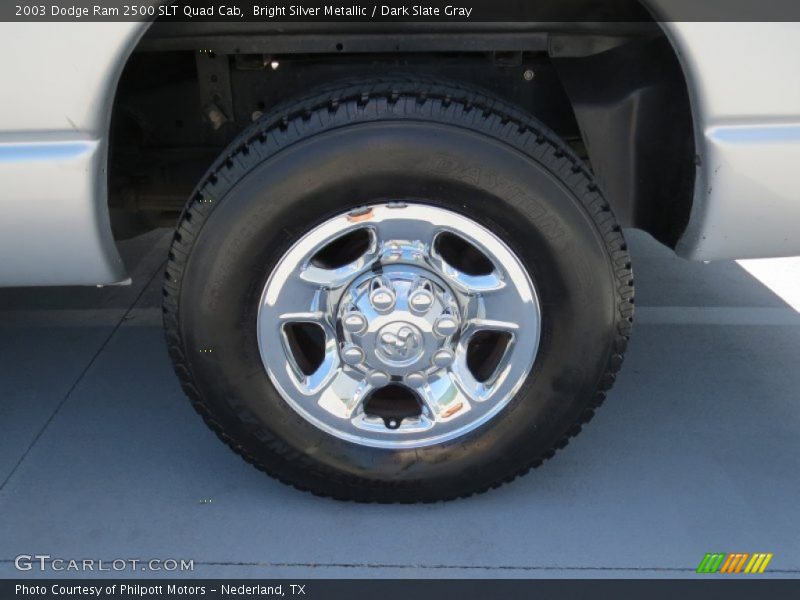 Bright Silver Metallic / Dark Slate Gray 2003 Dodge Ram 2500 SLT Quad Cab