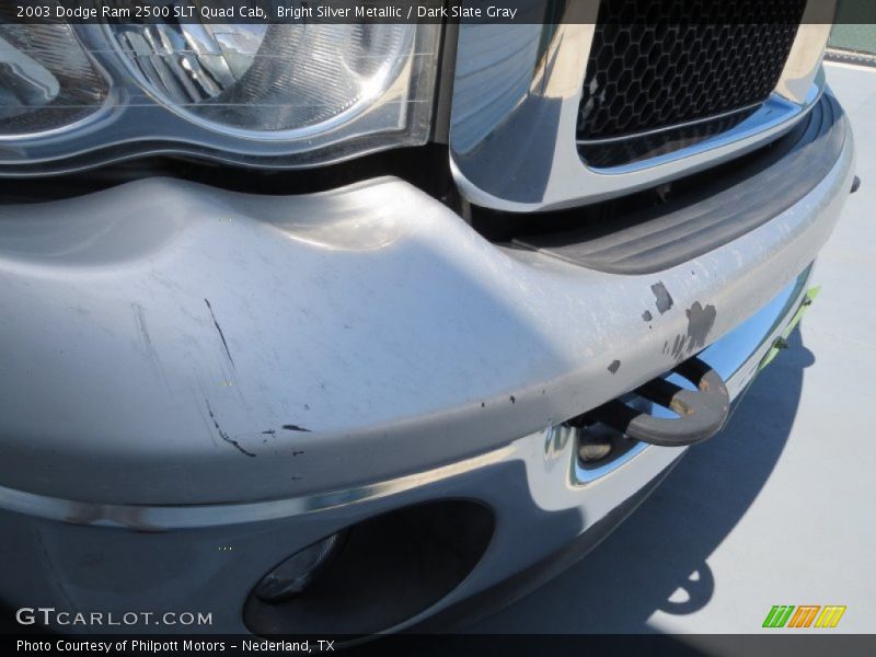 Bright Silver Metallic / Dark Slate Gray 2003 Dodge Ram 2500 SLT Quad Cab