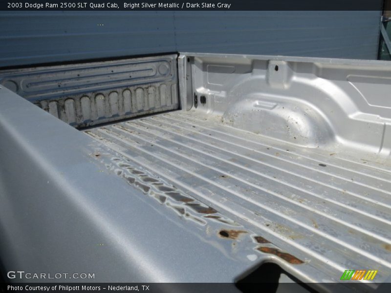 Bright Silver Metallic / Dark Slate Gray 2003 Dodge Ram 2500 SLT Quad Cab