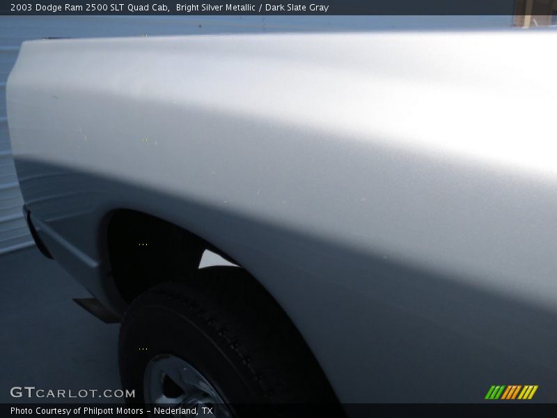 Bright Silver Metallic / Dark Slate Gray 2003 Dodge Ram 2500 SLT Quad Cab