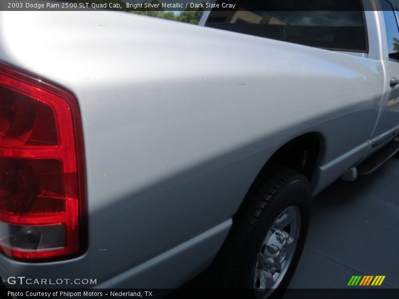 Bright Silver Metallic / Dark Slate Gray 2003 Dodge Ram 2500 SLT Quad Cab