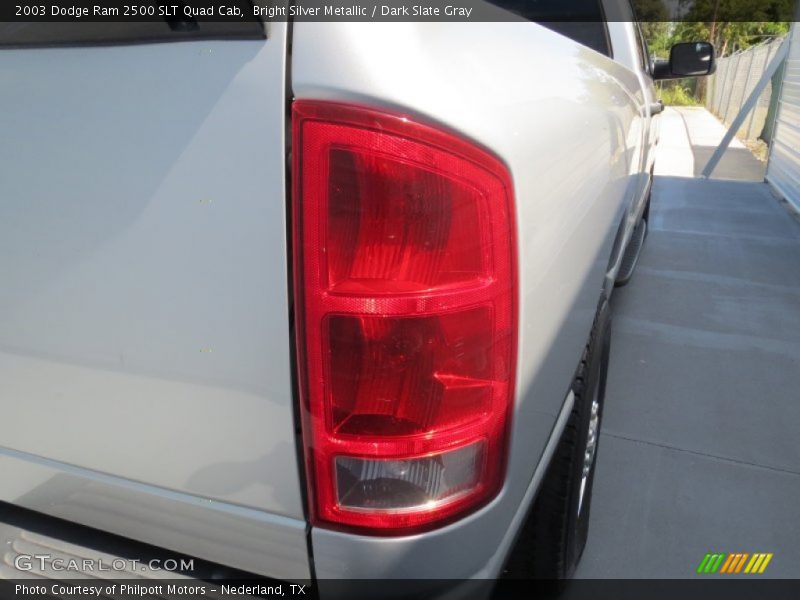 Bright Silver Metallic / Dark Slate Gray 2003 Dodge Ram 2500 SLT Quad Cab