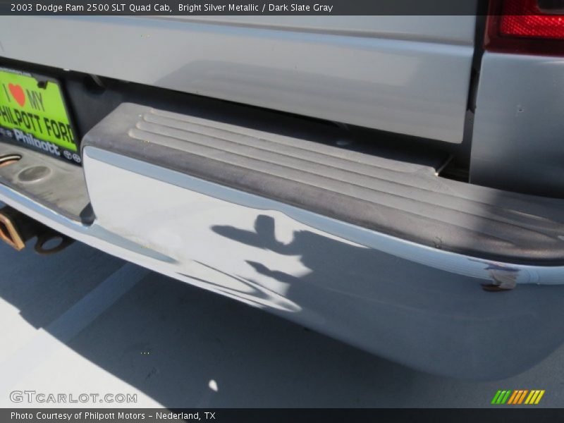 Bright Silver Metallic / Dark Slate Gray 2003 Dodge Ram 2500 SLT Quad Cab