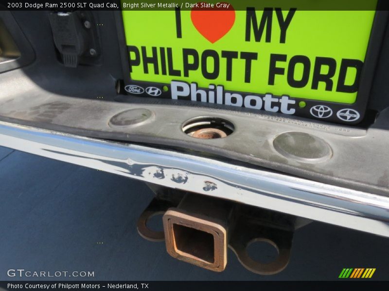 Bright Silver Metallic / Dark Slate Gray 2003 Dodge Ram 2500 SLT Quad Cab