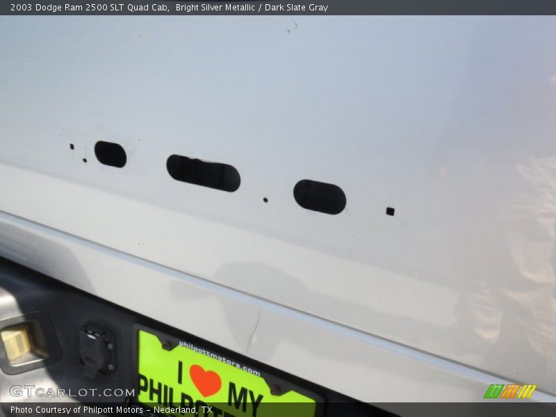 Bright Silver Metallic / Dark Slate Gray 2003 Dodge Ram 2500 SLT Quad Cab