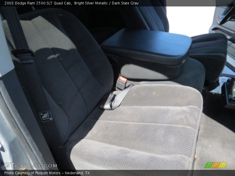 Bright Silver Metallic / Dark Slate Gray 2003 Dodge Ram 2500 SLT Quad Cab