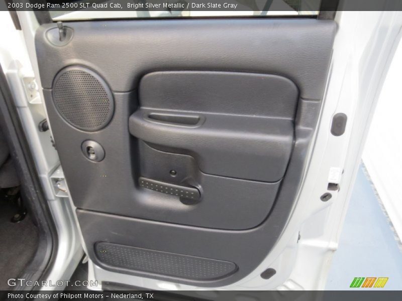 Bright Silver Metallic / Dark Slate Gray 2003 Dodge Ram 2500 SLT Quad Cab