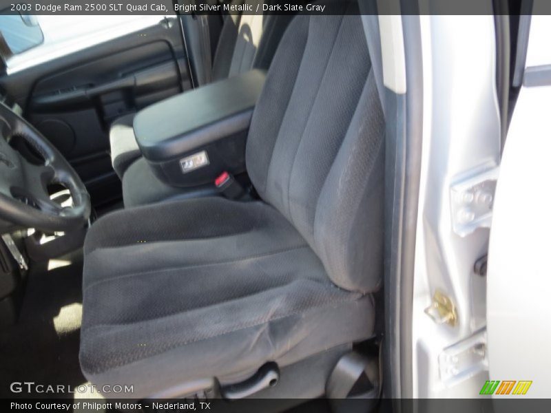 Bright Silver Metallic / Dark Slate Gray 2003 Dodge Ram 2500 SLT Quad Cab