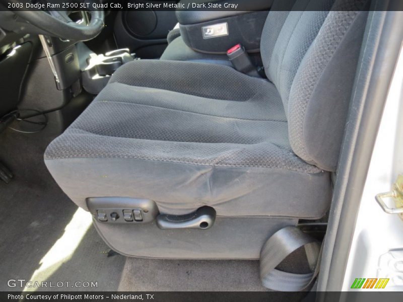 Bright Silver Metallic / Dark Slate Gray 2003 Dodge Ram 2500 SLT Quad Cab