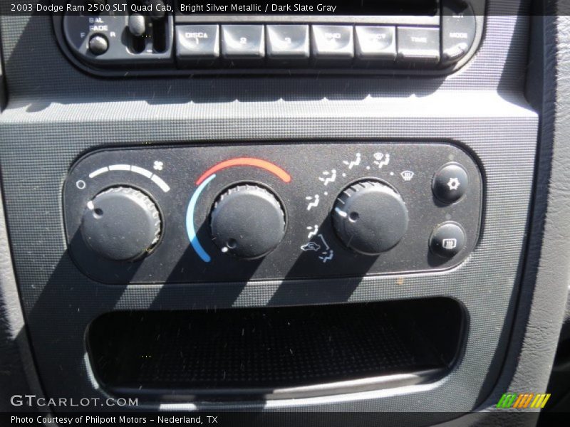 Bright Silver Metallic / Dark Slate Gray 2003 Dodge Ram 2500 SLT Quad Cab