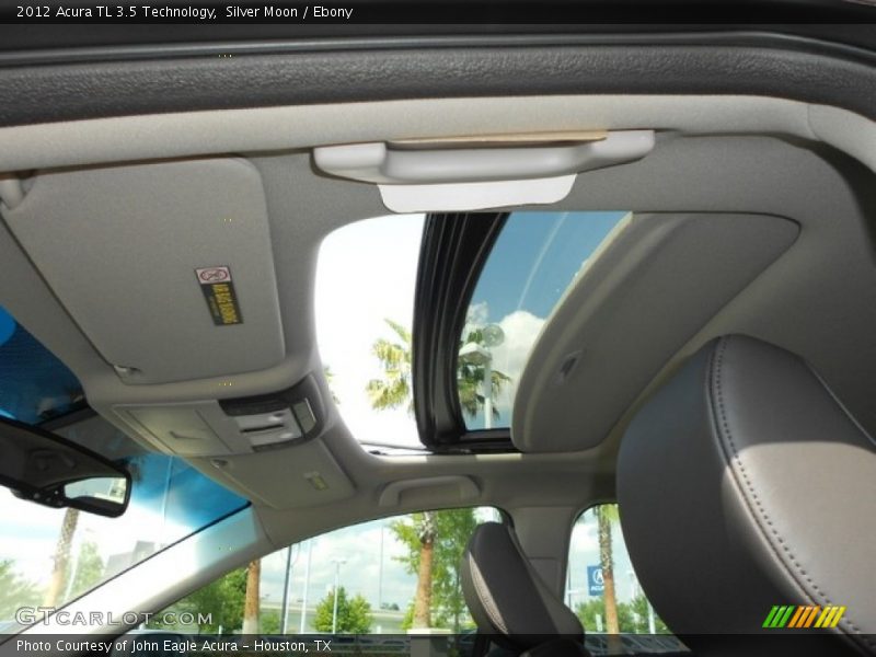 Silver Moon / Ebony 2012 Acura TL 3.5 Technology