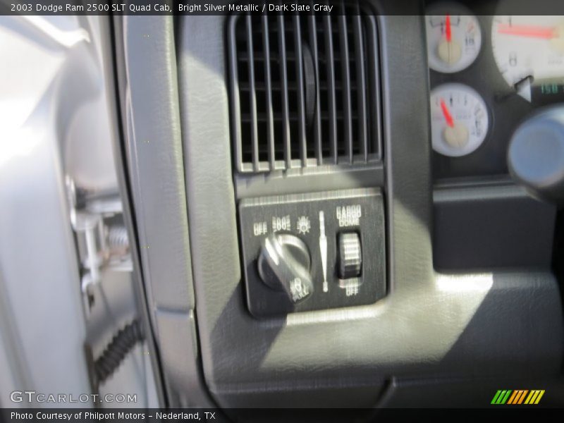 Bright Silver Metallic / Dark Slate Gray 2003 Dodge Ram 2500 SLT Quad Cab