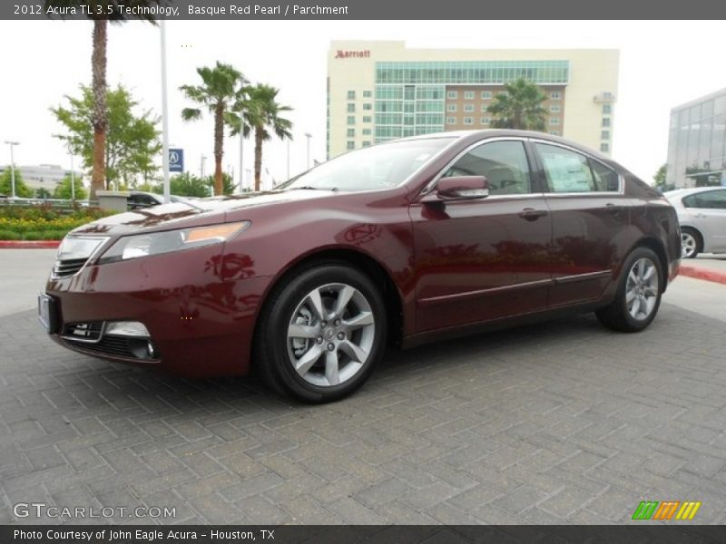 Basque Red Pearl / Parchment 2012 Acura TL 3.5 Technology
