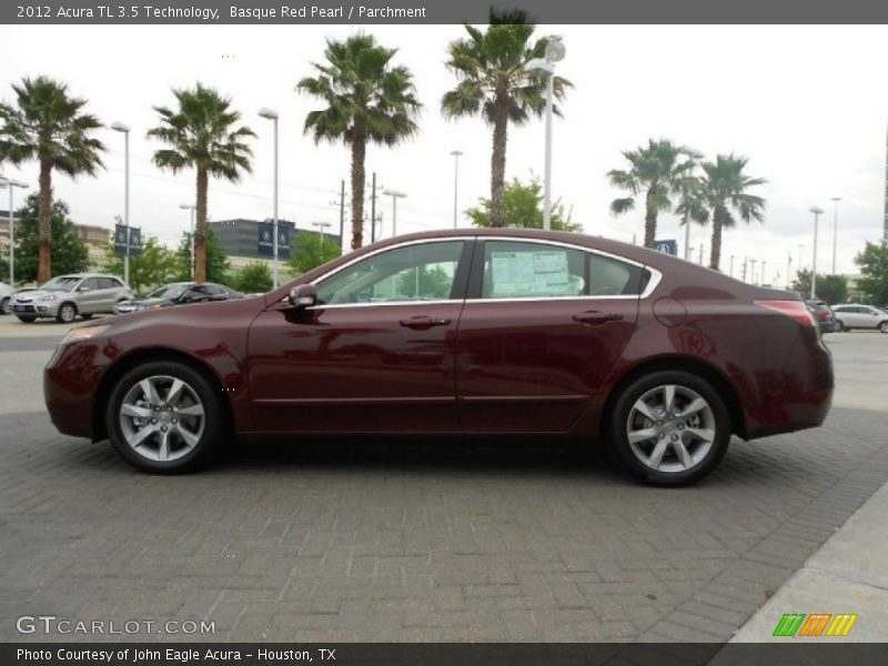Basque Red Pearl / Parchment 2012 Acura TL 3.5 Technology