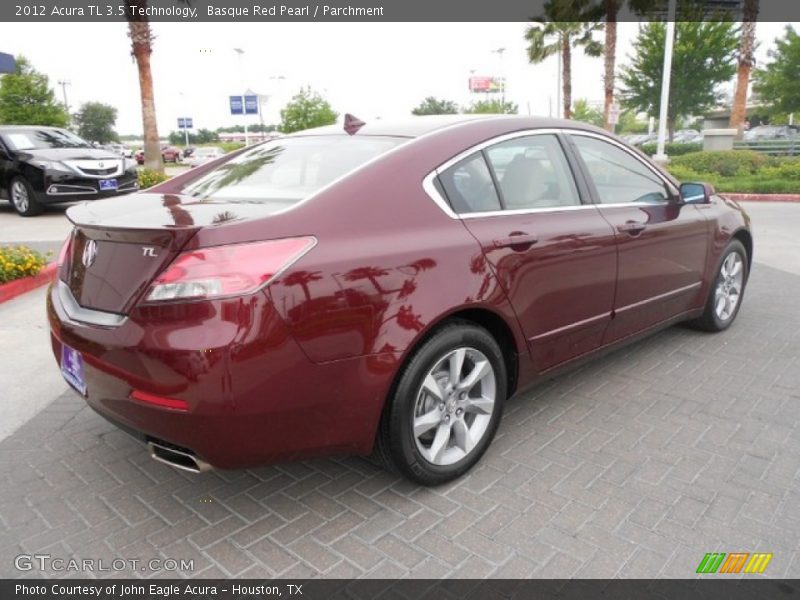 Basque Red Pearl / Parchment 2012 Acura TL 3.5 Technology
