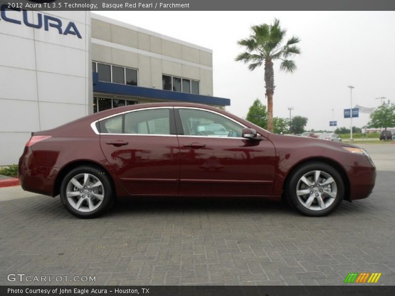 Basque Red Pearl / Parchment 2012 Acura TL 3.5 Technology
