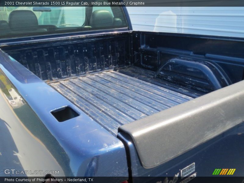 Indigo Blue Metallic / Graphite 2001 Chevrolet Silverado 1500 LS Regular Cab