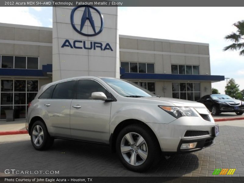 Palladium Metallic / Ebony 2012 Acura MDX SH-AWD Technology