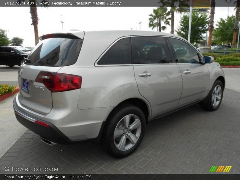 Palladium Metallic / Ebony 2012 Acura MDX SH-AWD Technology
